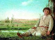 Dreaming little shepherd Alexey Gavrilovich Venetsianov